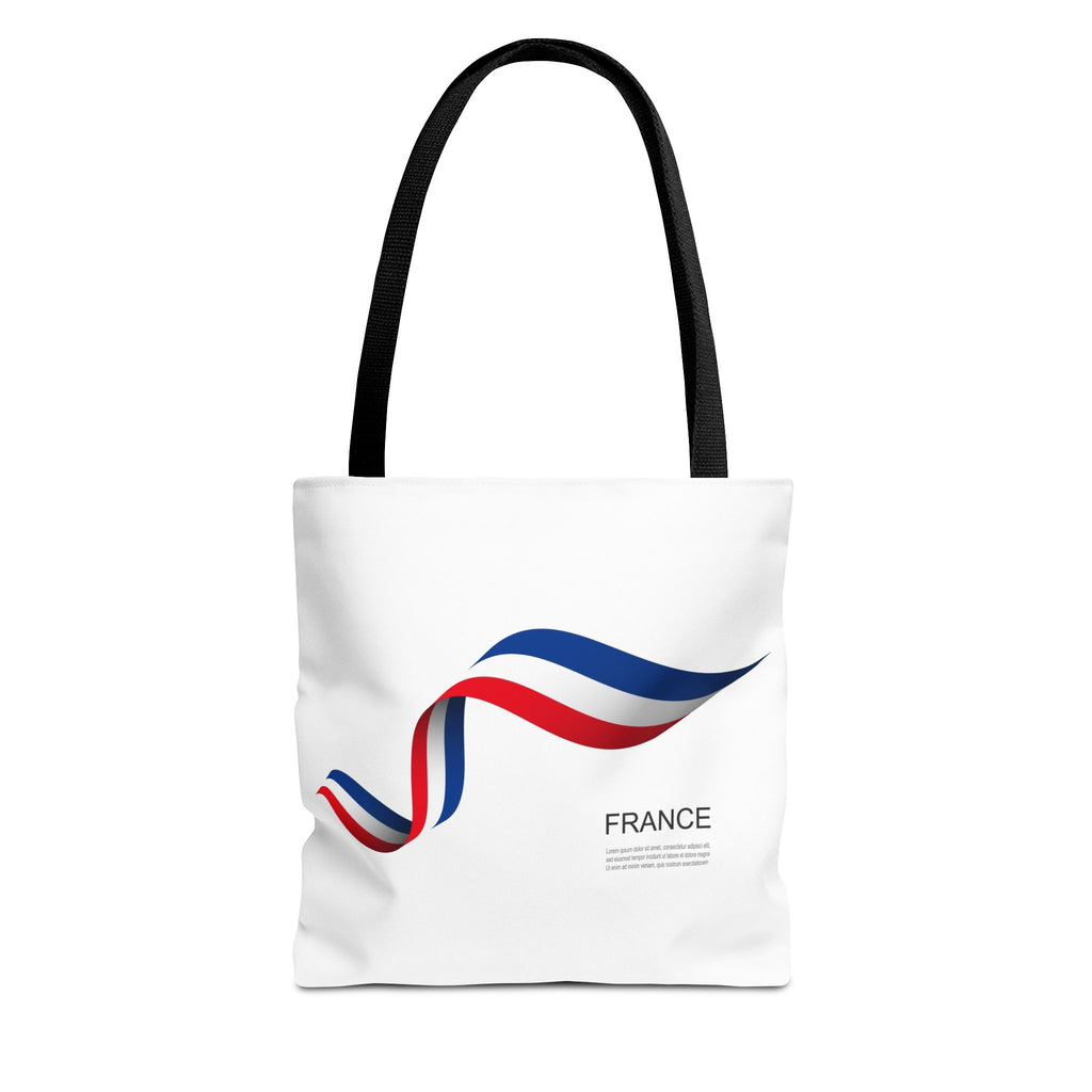 France Ribbon Tote Bag — Tricolore Travel Tote