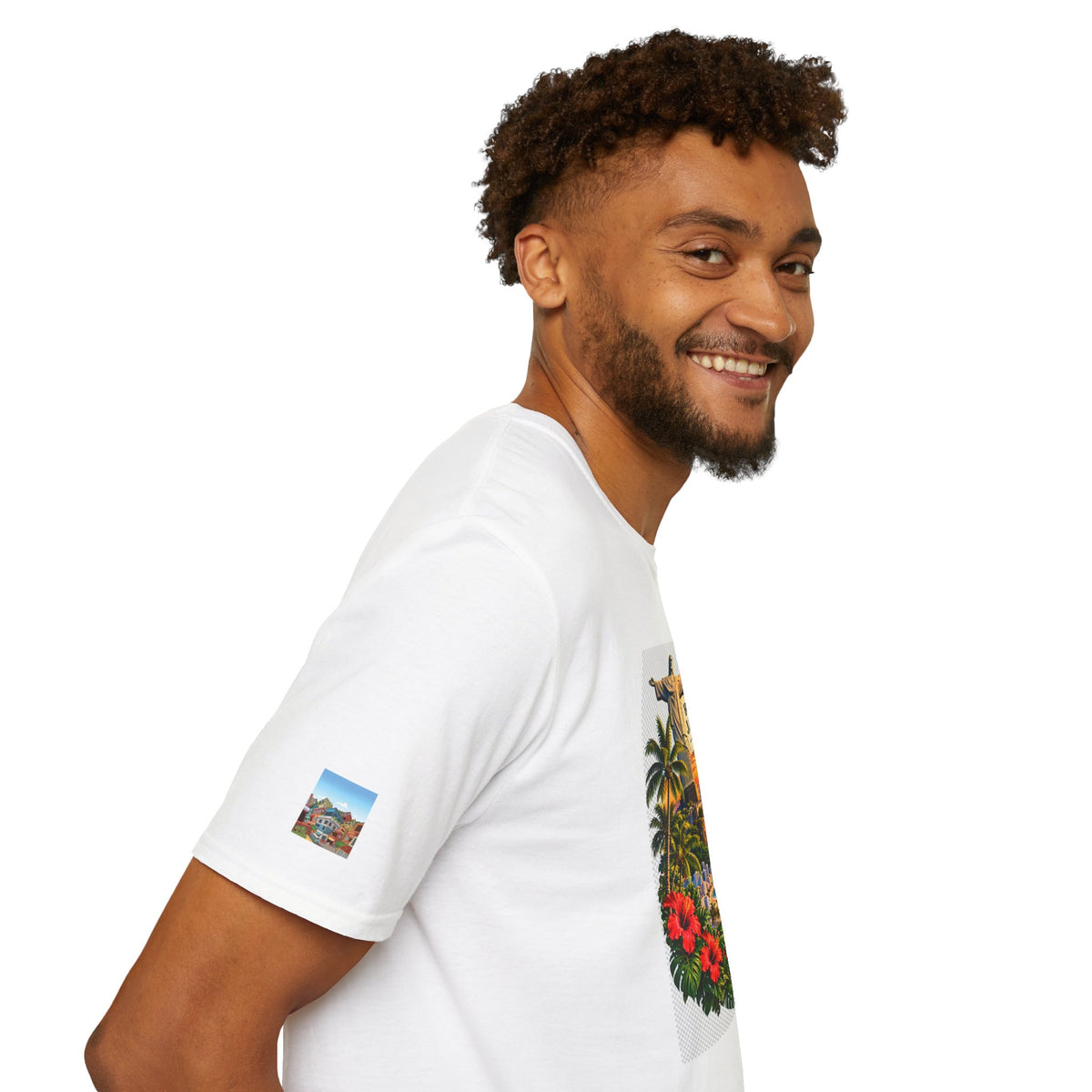 Rio de Janeiro Vintage Postcard T-Shirt — Tropical Brazil Travel Tee