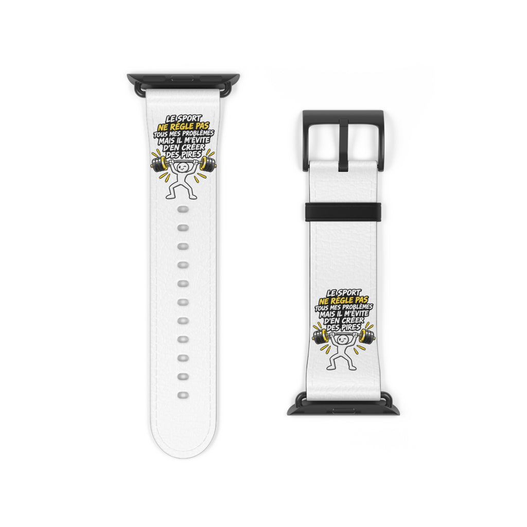 Watch Band — Motivational 'Be Sport, Be Brave' Graphic Silicone Band