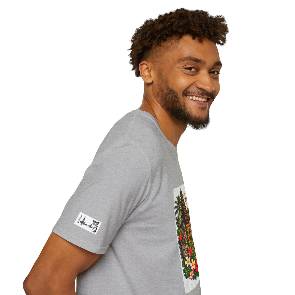 Bali Sunset Tropical T-Shirt — Vintage Island Travel Graphic