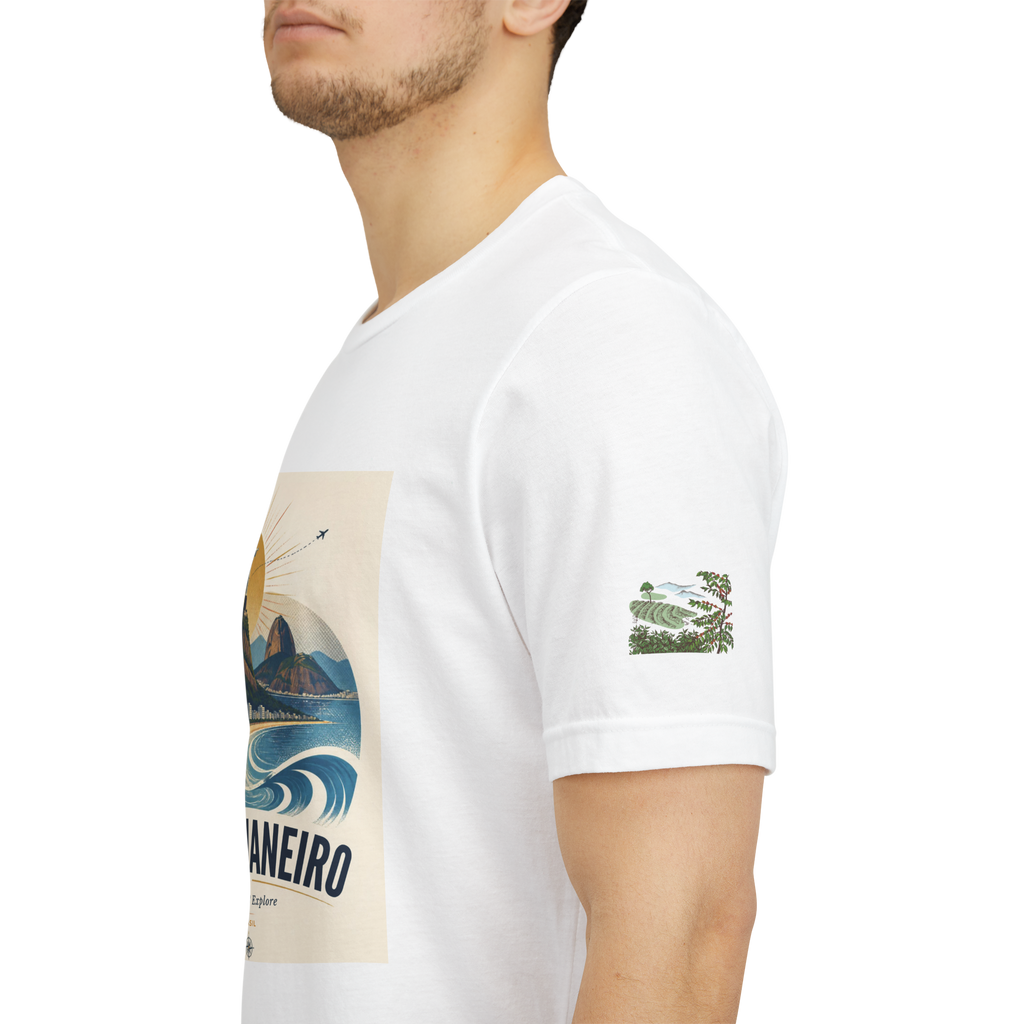Rio de Janeiro Travel Tee — Retro Beach Surf Graphic T-Shirt