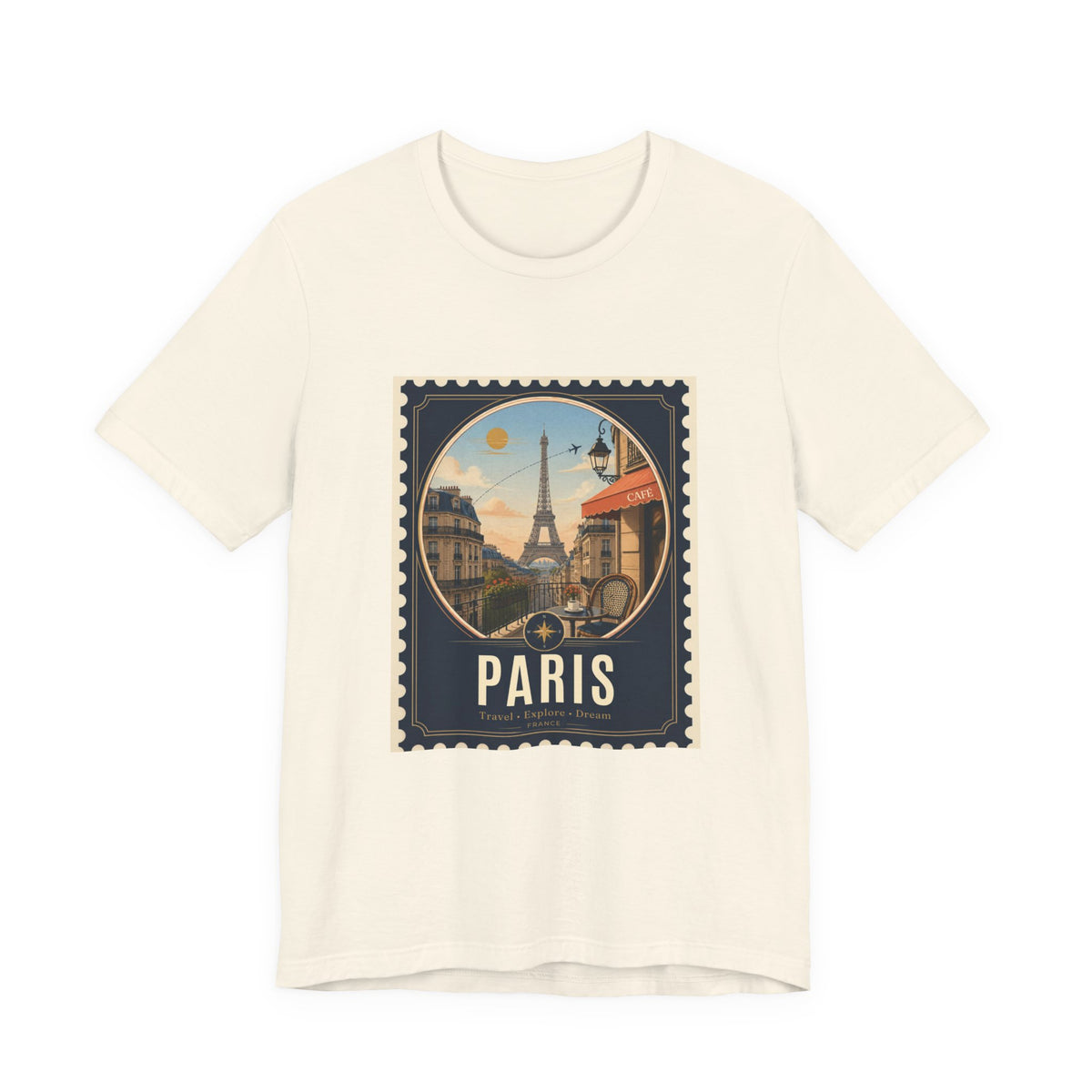 Paris Vintage Stamp T-Shirt