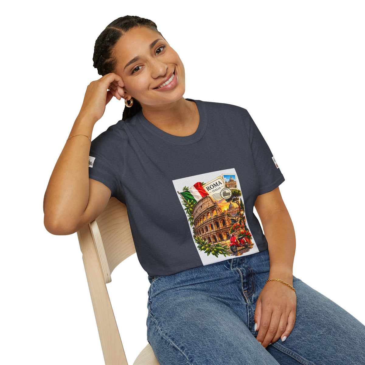 Rome Vintage Colosseum T-Shirt — Italia Travel Souvenir Tee