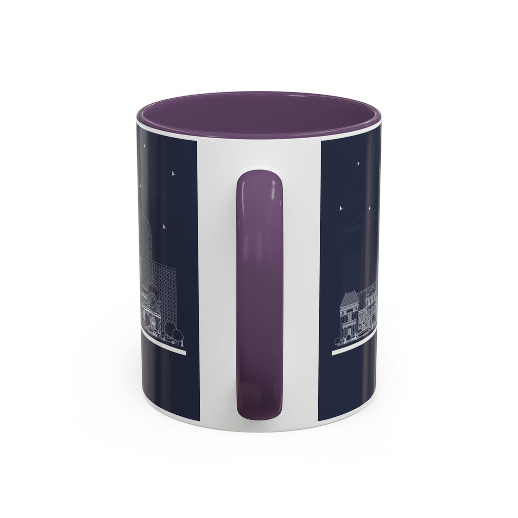 Paris Skyline Coffee Mug — Nighttime Cityscape Accent Mug