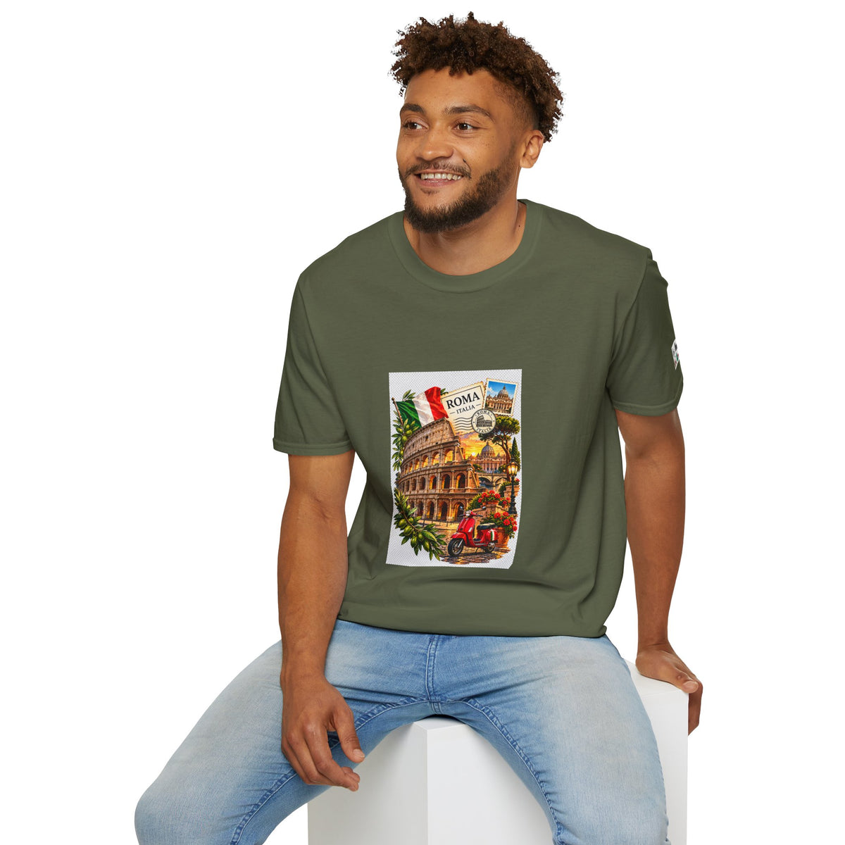 Rome Vintage Colosseum T-Shirt — Italia Travel Souvenir Tee