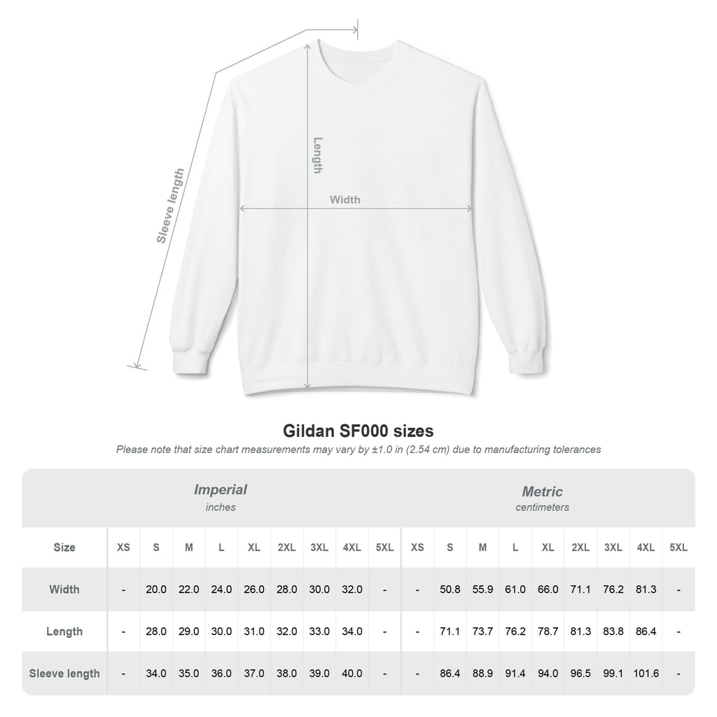 Floral Woman Crewneck Sweatshirt — 'Everything' Graphic Back