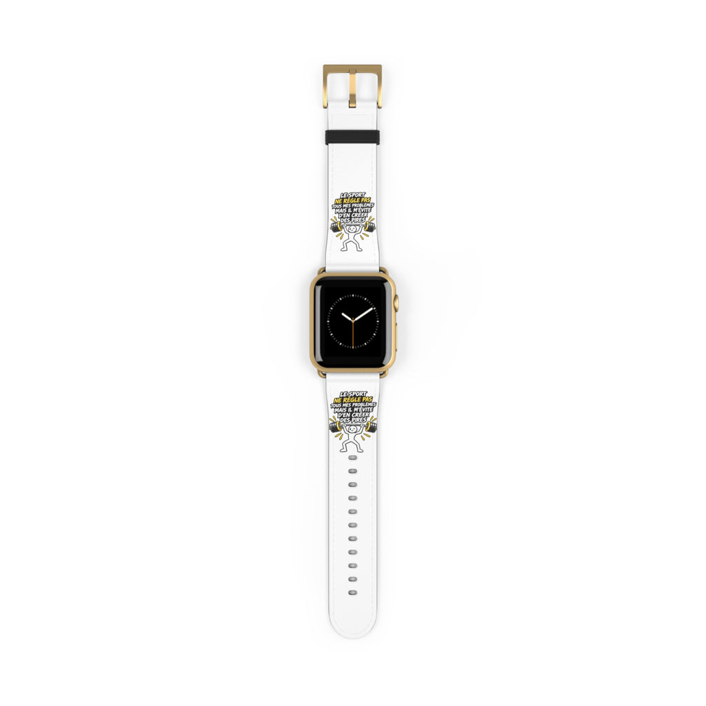 Watch Band — Motivational 'Be Sport, Be Brave' Graphic Silicone Band