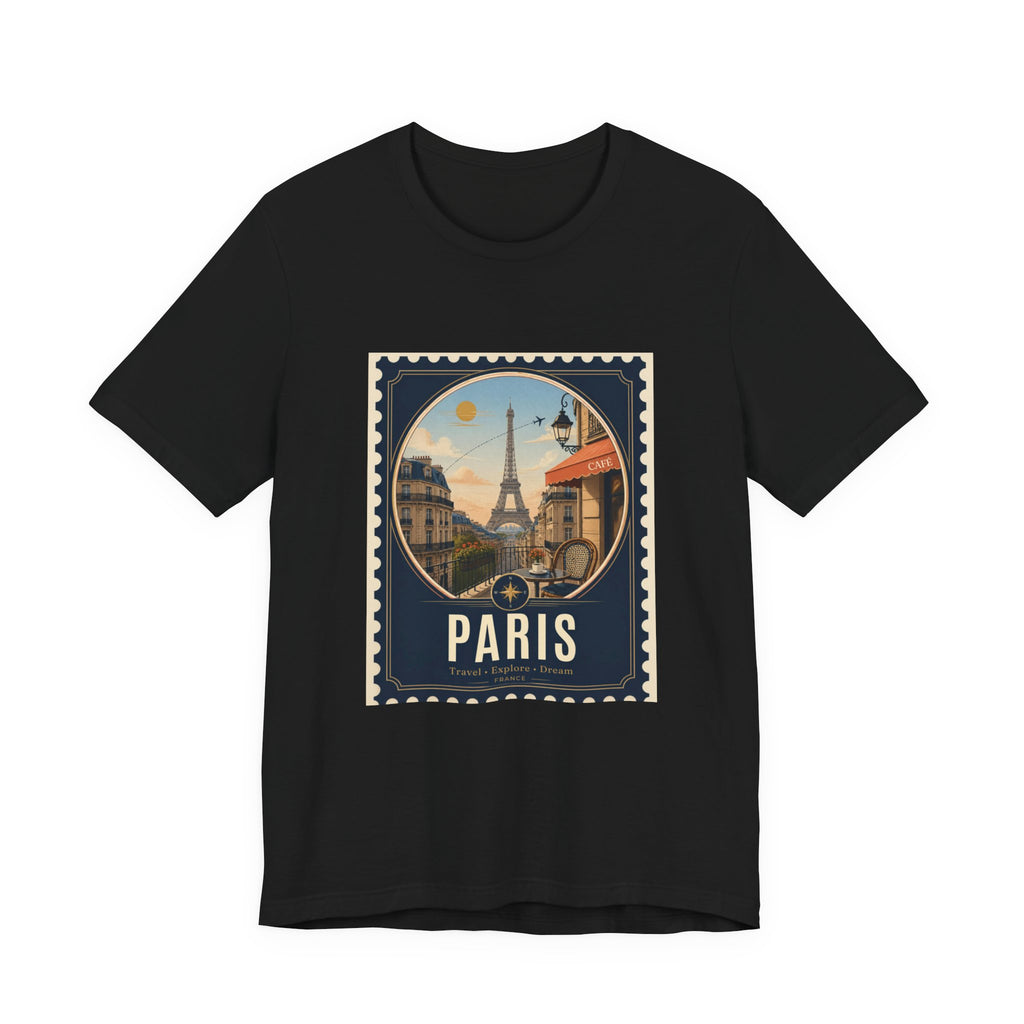 Paris Vintage Stamp T-Shirt