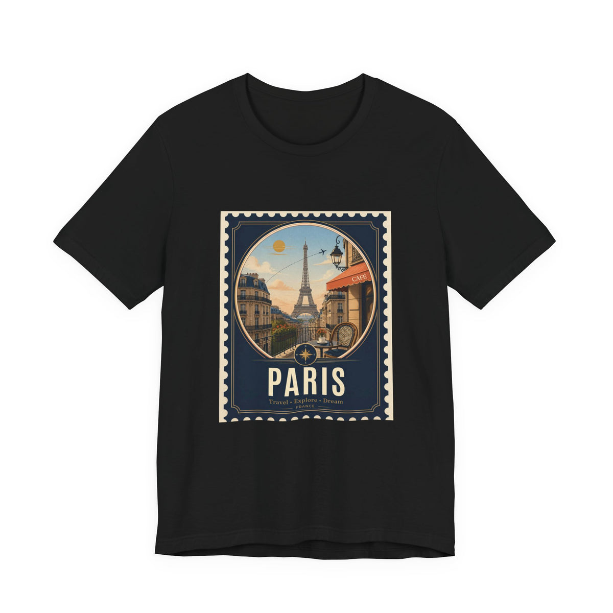 Paris Vintage Stamp T-Shirt