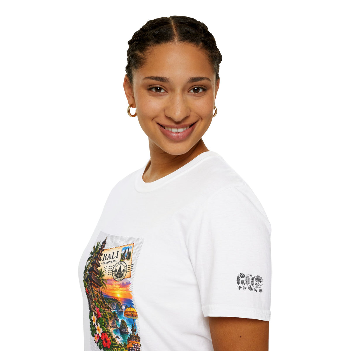 Bali Sunset Tropical T-Shirt — Vintage Island Travel Graphic