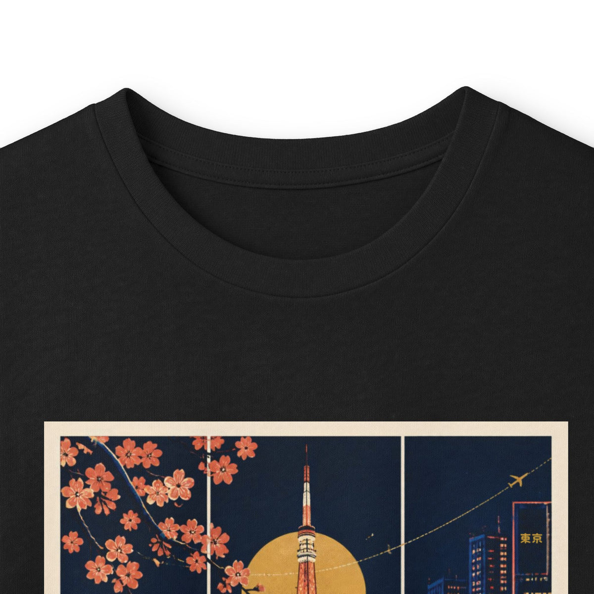Tokyo Retro Travel Poster Long Sleeve Tee
