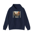 Paris Vintage Postcard Hoodie – Eiffel Tower Travel Sweatshirt