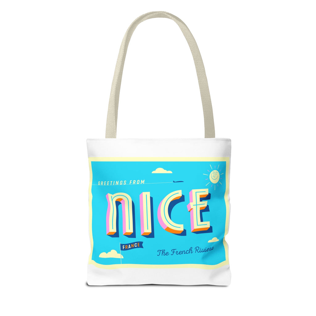 France Ribbon Tote Bag — Tricolore Travel Tote