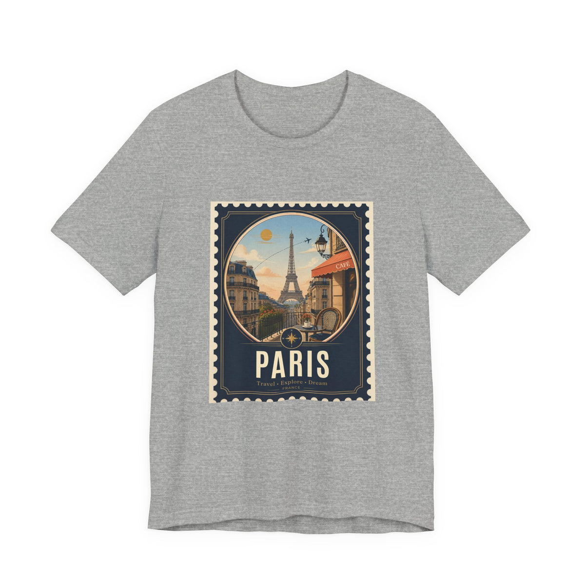 Paris Vintage Stamp T-Shirt