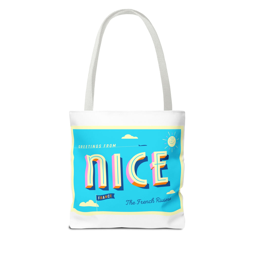 France Ribbon Tote Bag — Tricolore Travel Tote