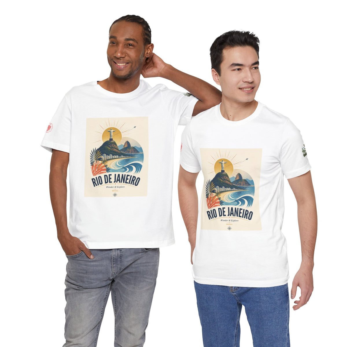 Rio de Janeiro Travel Tee — Retro Beach Surf Graphic T-Shirt