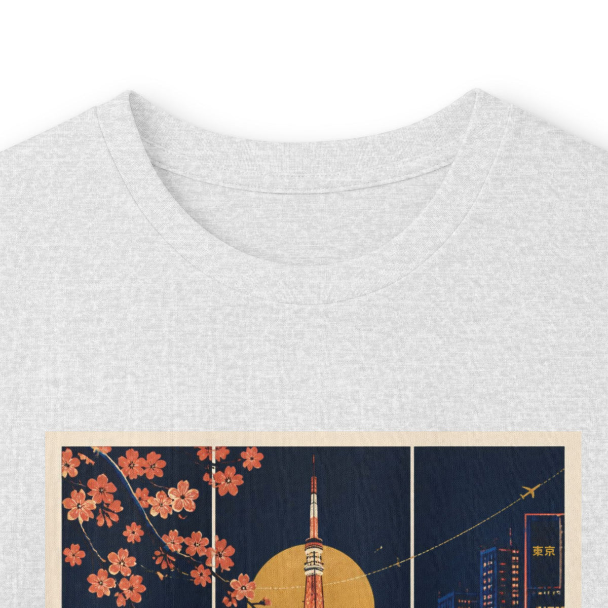 Tokyo Retro Travel Poster Long Sleeve Tee