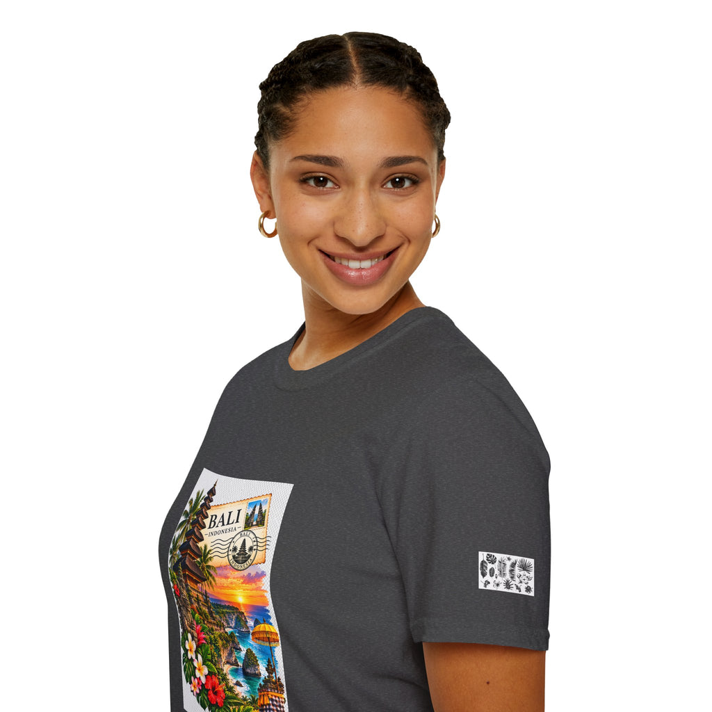 Bali Sunset Tropical T-Shirt — Vintage Island Travel Graphic