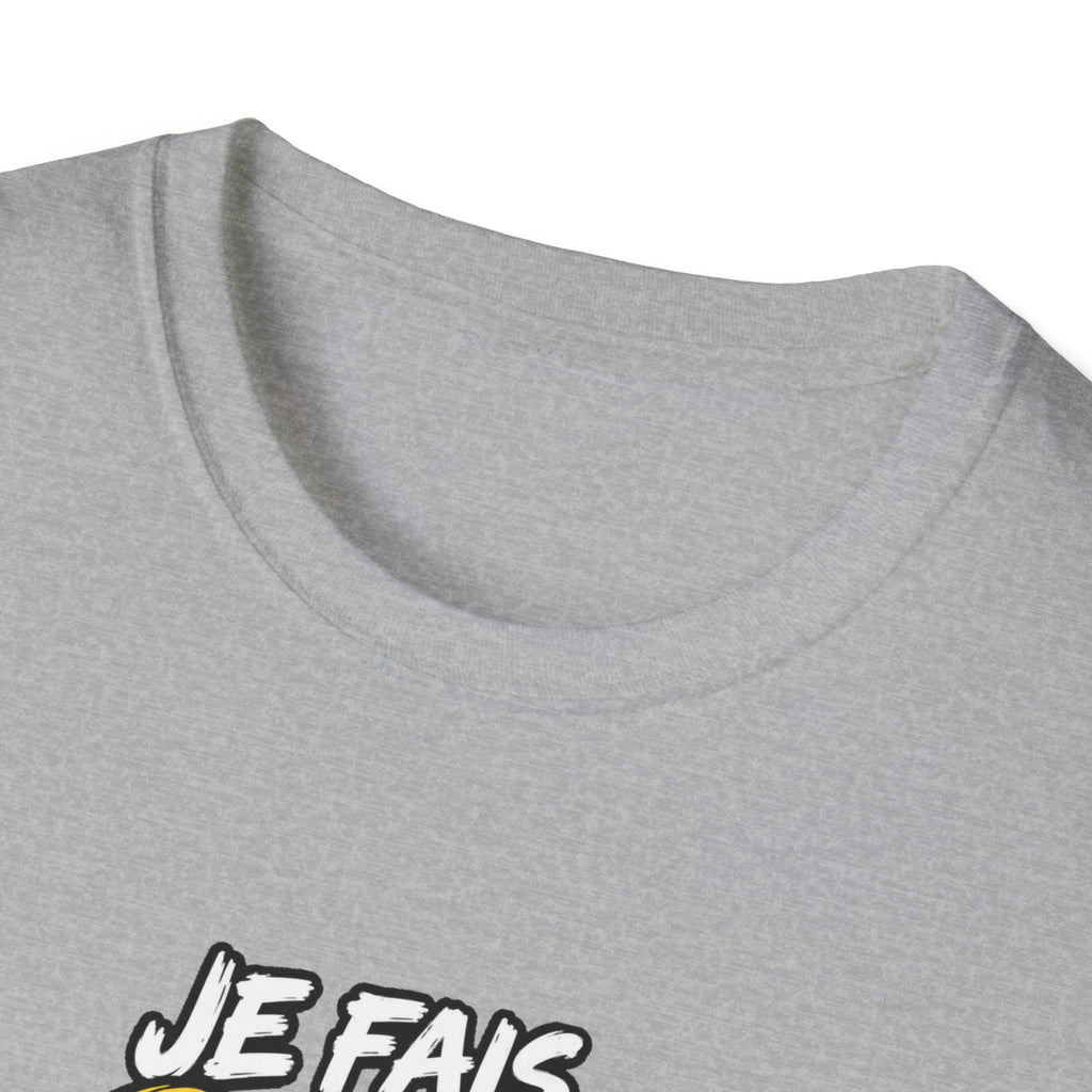 T-Shirt "Je Fais Sport Pour Être Beau Tout Nu" — Funny French Gym Graphic Tee