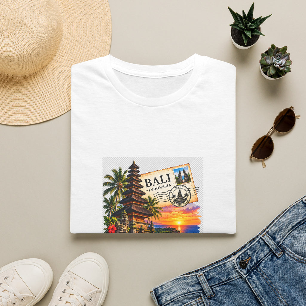 Bali Sunset Tropical T-Shirt — Vintage Island Travel Graphic