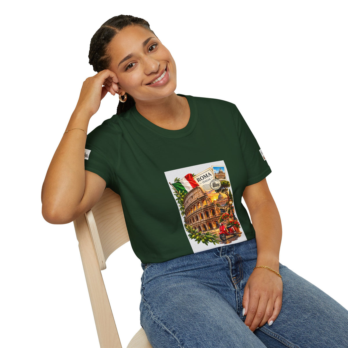 Rome Vintage Colosseum T-Shirt — Italia Travel Souvenir Tee
