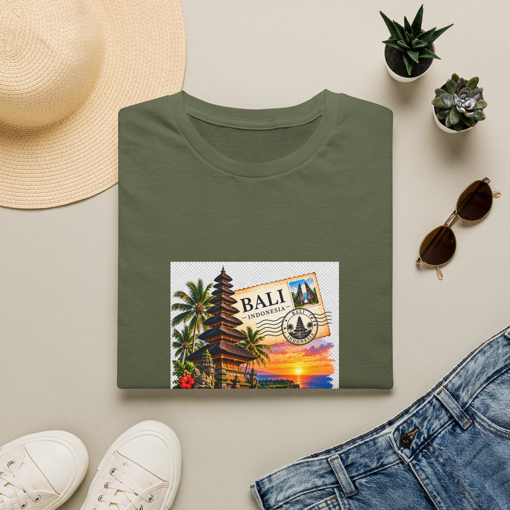 Bali Sunset Tropical T-Shirt — Vintage Island Travel Graphic