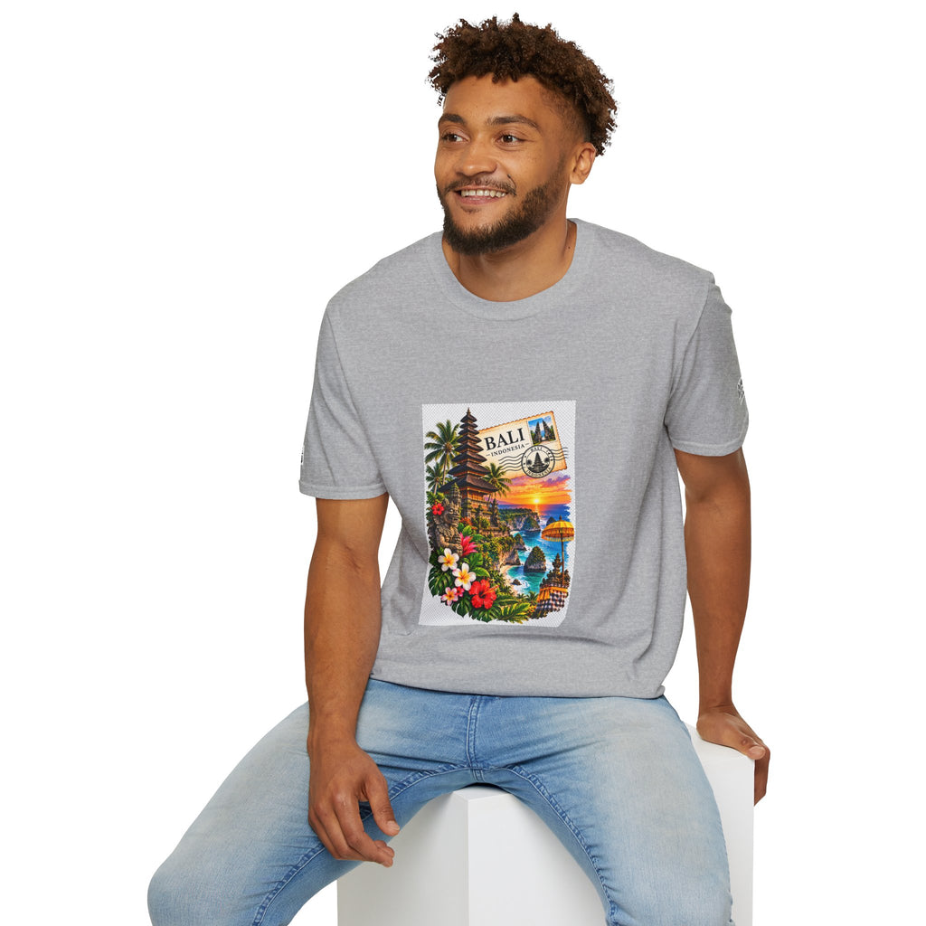 Bali Sunset Tropical T-Shirt — Vintage Island Travel Graphic