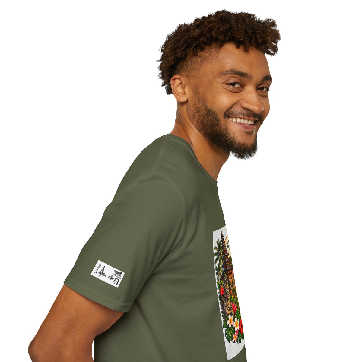 Bali Sunset Tropical T-Shirt — Vintage Island Travel Graphic