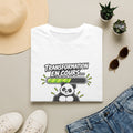 Transformation en cours T-Shirt — Funny Panda Workout Fitness Tee