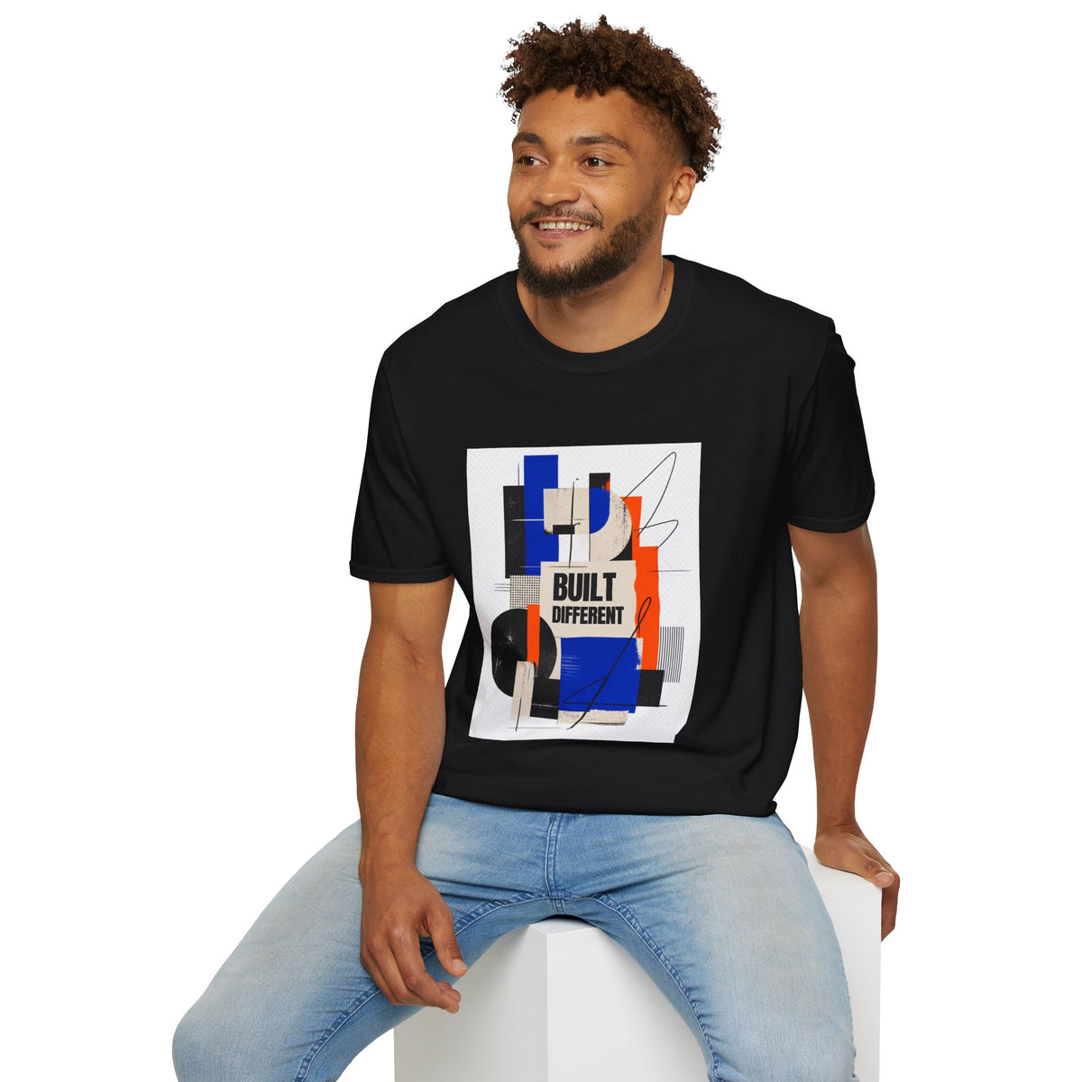 Built Different Abstract Graphic T-Shirt