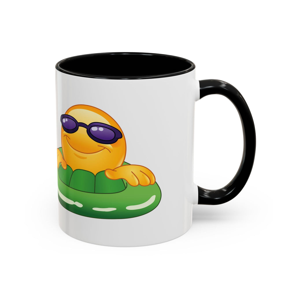 Summer Emoji Coffee Mug — Chill Floatie Design (11/15oz)