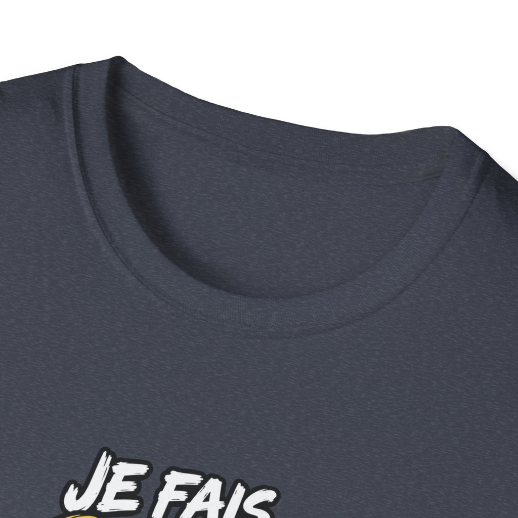 T-Shirt "Je Fais Sport Pour Être Beau Tout Nu" — Funny French Gym Graphic Tee