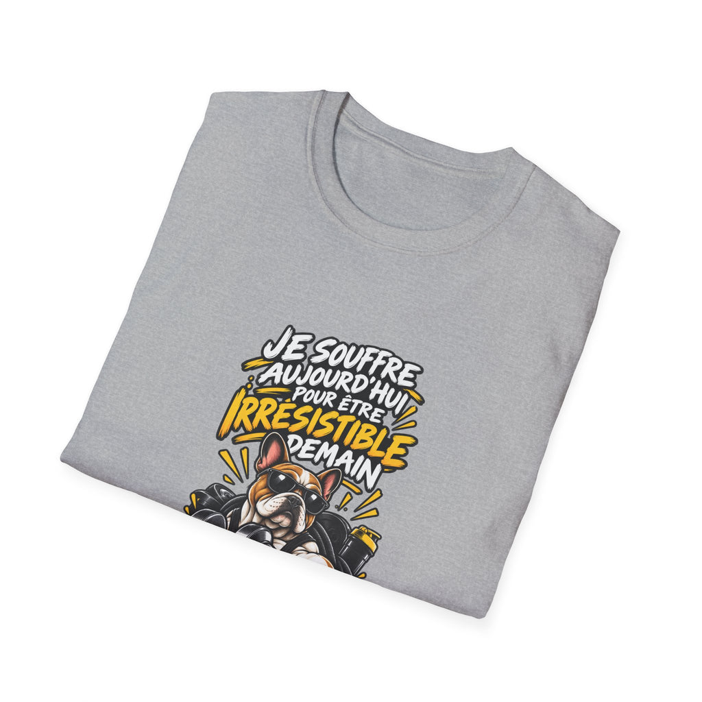 French Boxing Graphic T-Shirt — “Je souffre aujourd'hui pour être irrésistible demain”