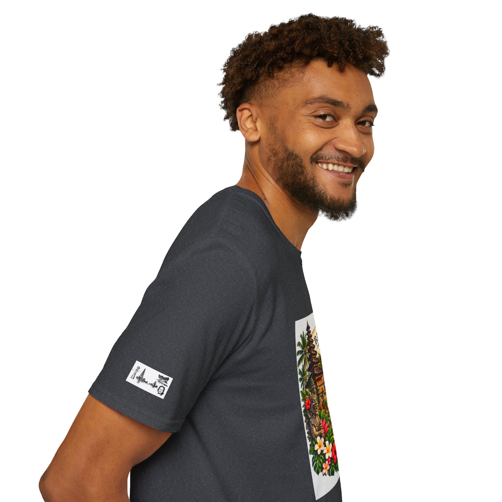 Bali Sunset Tropical T-Shirt — Vintage Island Travel Graphic