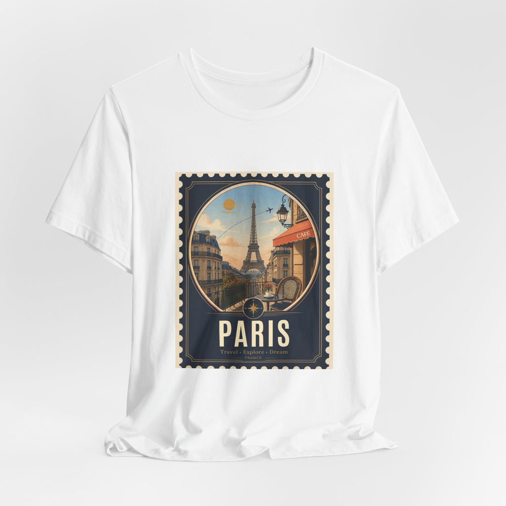 Paris Vintage Stamp T-Shirt