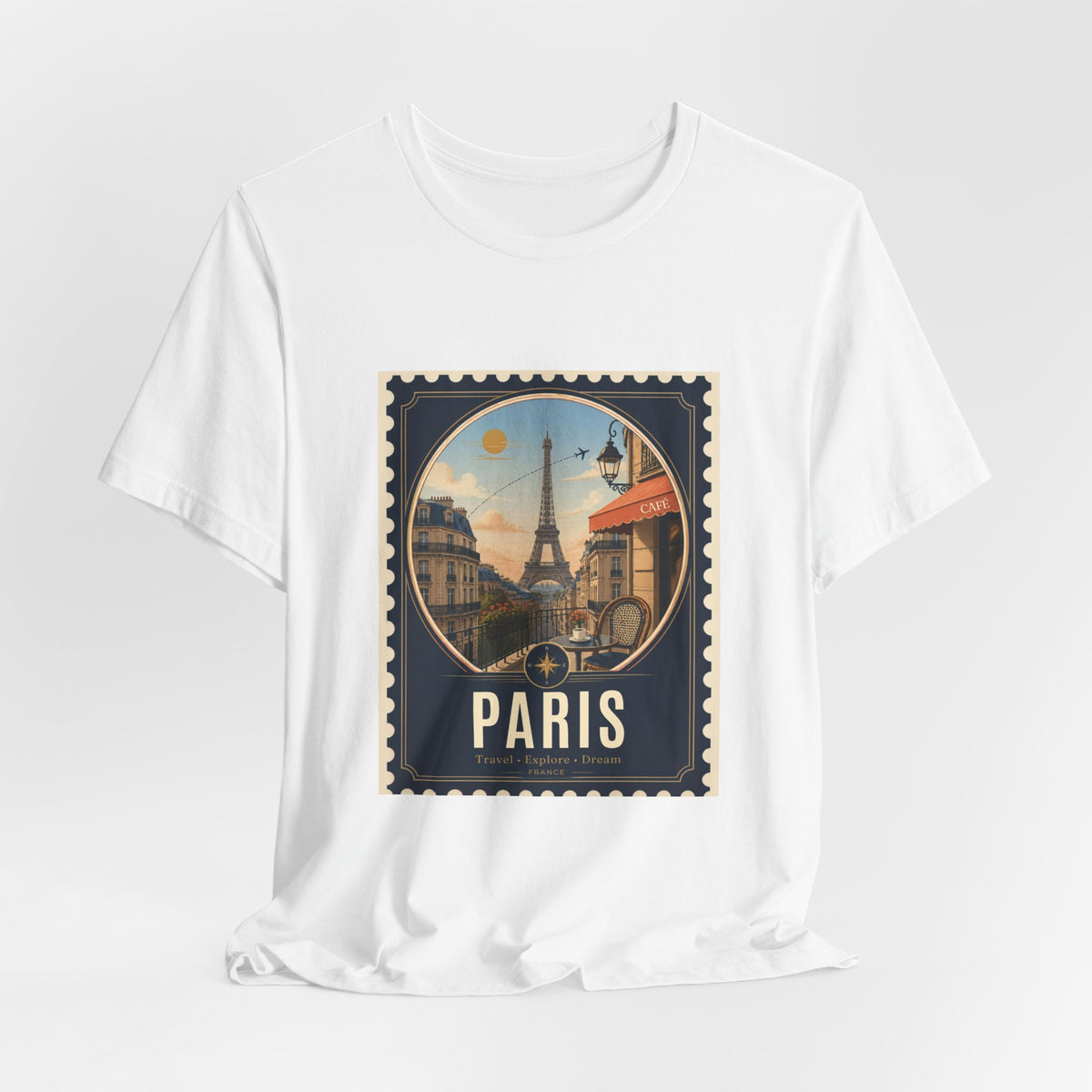 Paris Vintage Stamp T-Shirt