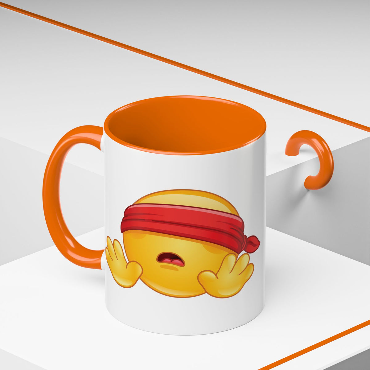 Pixel Emoji Coffee Mug — Fun Retro 8‑Bit Smiley Accent Mug (11/15oz)