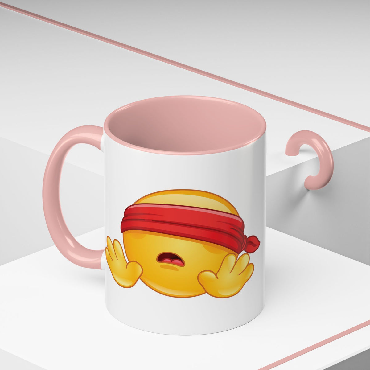 Pixel Emoji Coffee Mug — Fun Retro 8‑Bit Smiley Accent Mug (11/15oz)