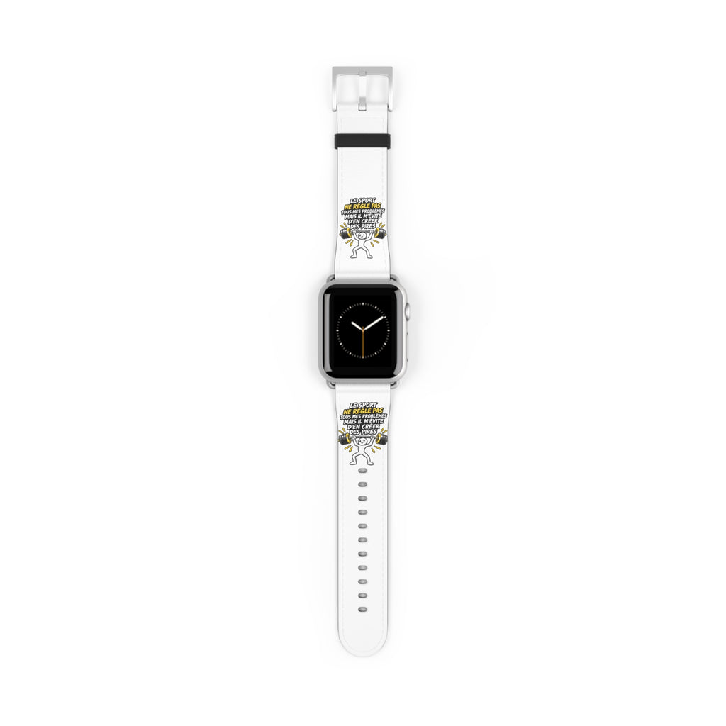 Watch Band — Motivational 'Be Sport, Be Brave' Graphic Silicone Band