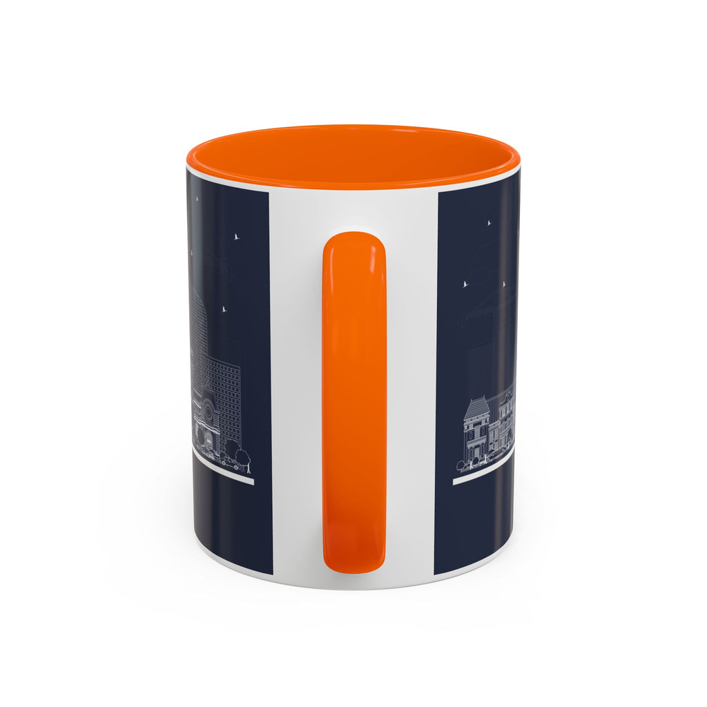 Paris Skyline Coffee Mug — Nighttime Cityscape Accent Mug
