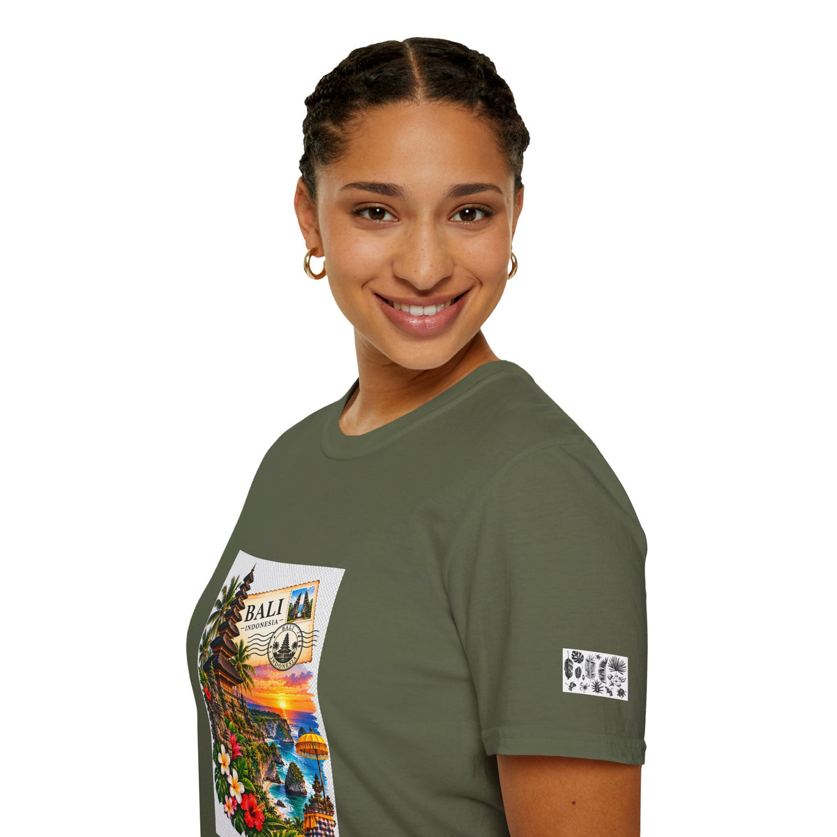 Bali Sunset Tropical T-Shirt — Vintage Island Travel Graphic