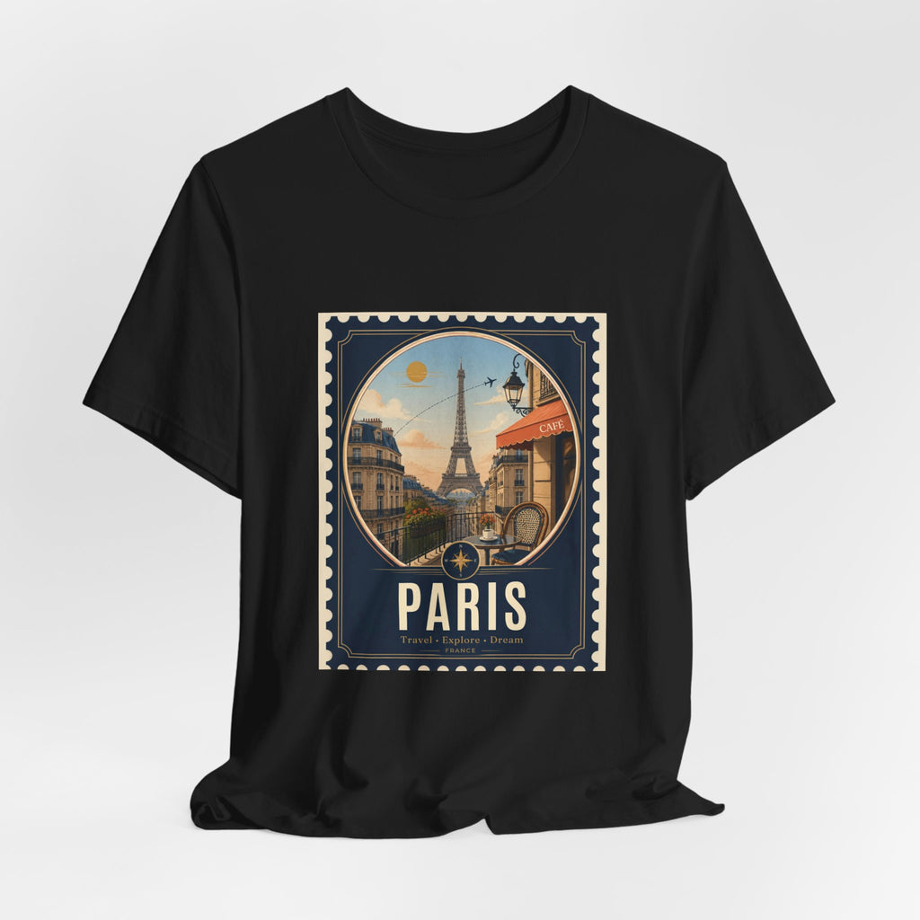 Paris Vintage Stamp T-Shirt